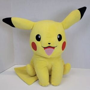 Large Pokemon Pikachu 18" Happy Stuffed Animal Plush by Wicked Cool Toys